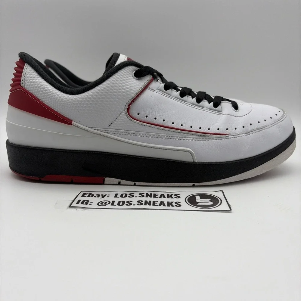 Size 12 - Air Jordan 2 Retro 2016 Low Chicago (832819-101)
